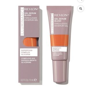 Revlon Illuminance Gel Serum Blush, Lightweight, Peach Blush, 130 Beaming Coral